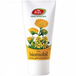 Biomobil gel antireumatic cu ardei iute, galbenele si sunatoare - L88 - 50ml - Fares