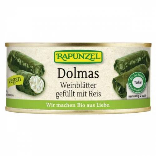 Sarmale umplute cu orez in frunza de vita, eco-bio, 280g - Rapunzel