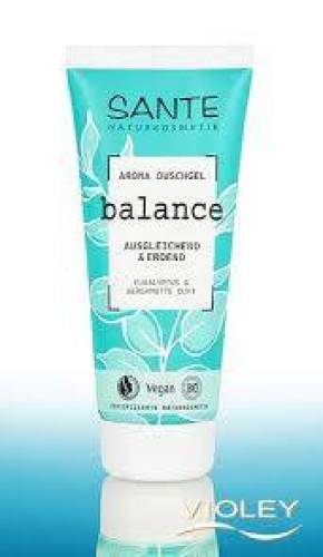 Gel de dus cu eucalipt si bergamota, Balance, 200 ml, Sante