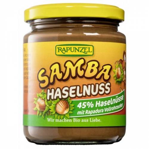 Crema Samba alune si ciocolata, eco-bio, 250g - Rapunzel
