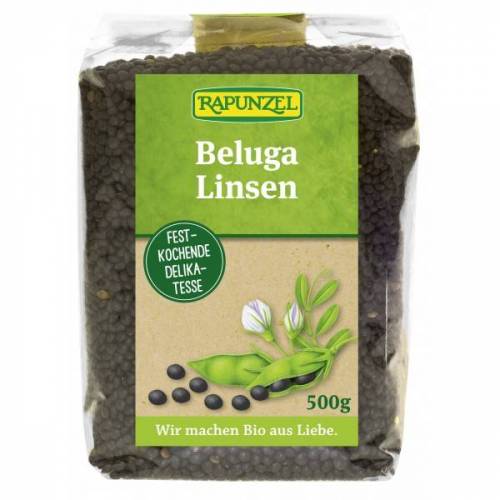 Linte Beluga neagra mica, eco-bio, 500g - Rapunzel