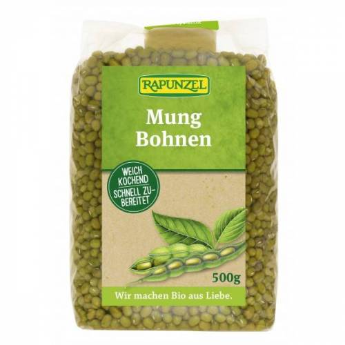 Fasole Mung, eco-bio, 500g - Rapunzel