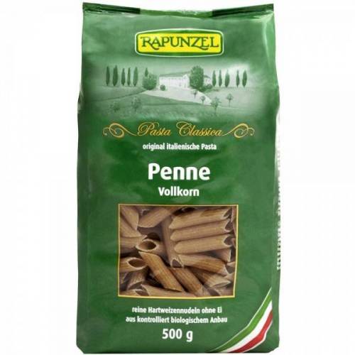 Penne integrale, eco-bio, 500g - Rapunzel