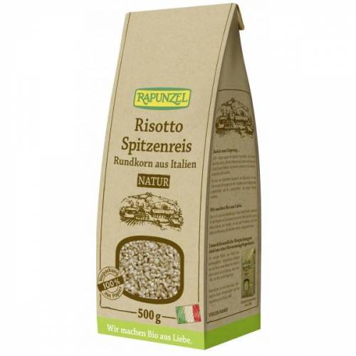 Orez Risotto cu bob rotund ascutit natur, eco-bio, 500g - Rapunzel