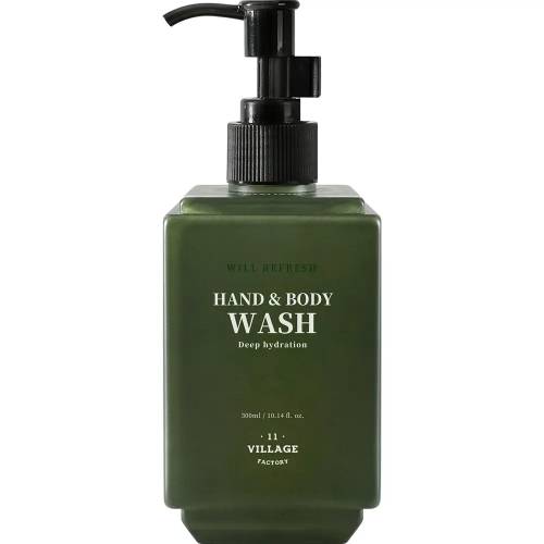 Gel de dus si sapun lichid hidratant Will Refresh, 300ml, Village 11 Factory