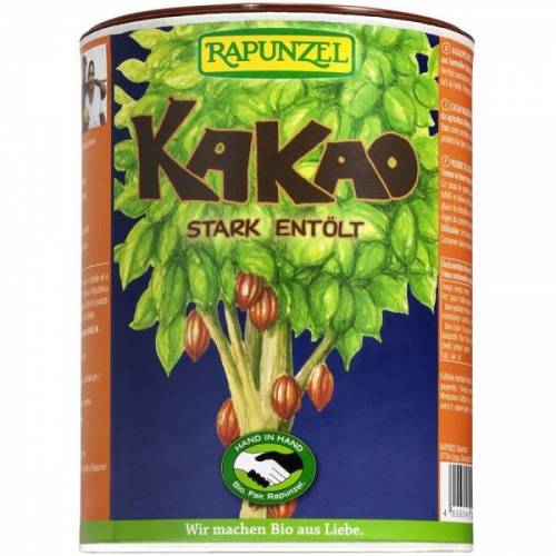 Pudra de cacao degresata, eco-bio, 250g - Rapunzel