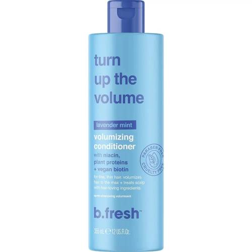 Balsam de par pentru volum cu biotina vegana Turn Up the Volume, 355ml, B.fresh