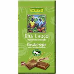 Ciocolata vegana cu lapte de orez, eco-bio, 100g - Rapunzel