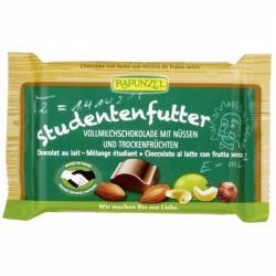 Ciocolata cu mix de fructe si alune, eco-bio, 100g - Rapunzel
