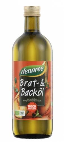 Ulei de floarea soarelui pentru gatit, 1l - Dennree