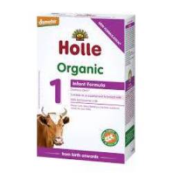 Lapte praf de vaca pentru sugari, de la nastere, Formula 1, eco-bio, 400 g, Holle