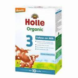 Lapte praf de vaca pentru sugari, + 10 luni, Formula 3, eco-bio, 600 g, Holle