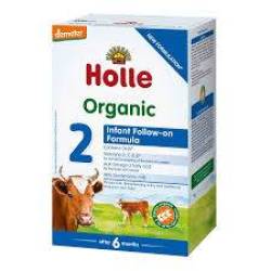 Lapte praf de vaca pentru sugari, + 6 luni, Formula 2, eco-bio, 600 g, Holle