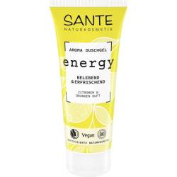 Gel de dus cu lamaie si portocala, Energy, 200 ml, Sante