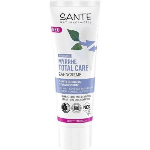Pasta de dinti Total Care cu smirna, fara fluor, 75 ml, Sante