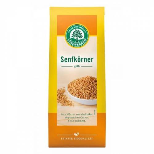 Boabe de mustar galben, eco-bio, 80g - Lebensbaum