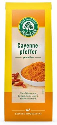 Piper Cayenne macinat - eco-bio 50g - Lebensbaum