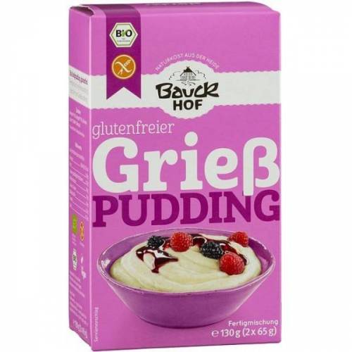 Budinca de gris, fara gluten, eco-bio, 130g - Bauck Hof