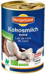 Lapte de cocos extra - eco-bio 400ml - Morgenland