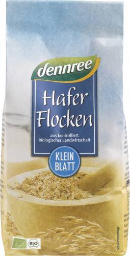 Fulgi de ovaz fini, eco-bio, 500g - Dennree