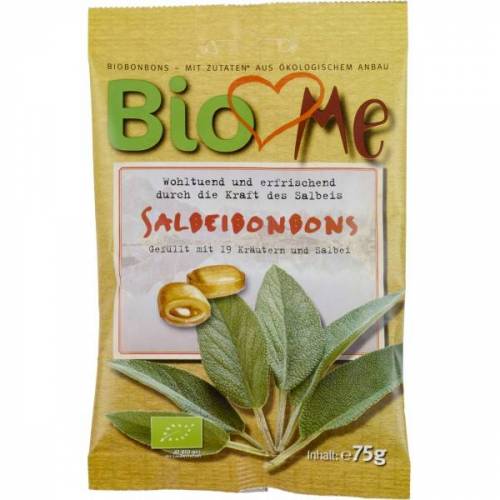 Bomboane cu salvie, eco-bio, 75g - BIO Loves Me