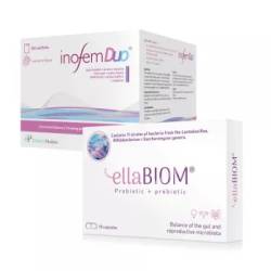 Inofem Duo, 60 plicuri + EllaBiom, 30 capsule, Establo Pharma