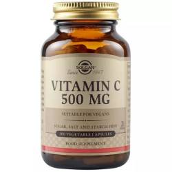 Vitamina C 500 mg, 100 capsule vegetale, Solgar