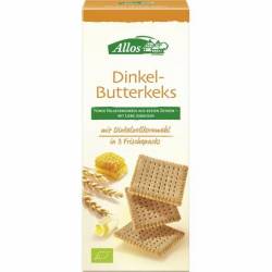 Biscuiti din spelta, unt si miere, eco-bio, 150g - Allos