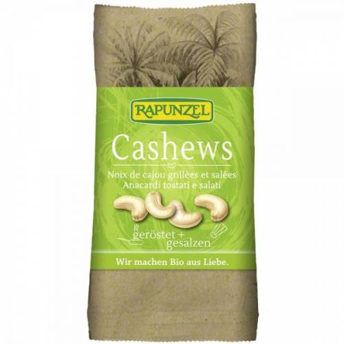 Caju prajit si sarat, eco-bio, 50g - Rapunzel