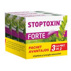 Stoptoxin forte capsule pachet 3 la pret de 2