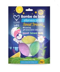 Easycare Baby Bombe de baie efervescente pentru copii Sweet Dreams +5 ani 3 bucati
