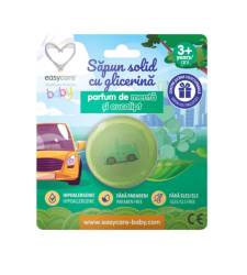 EasyCare Sapun solid cu glicerina si jucarie pentru copii parfum menta & eucalipt +3 ani 100g