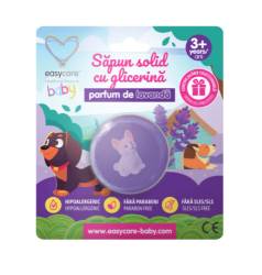 EasyCare Sapun solid cu glicerina si jucarie pentru copii parfum lavanda +3 ani 100g