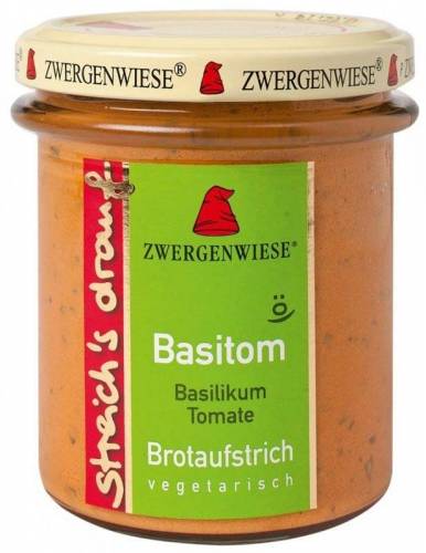 Crema tartinabila vegetala Basitom, Fara Gluten, Eco-Bio 160 g - Zwergenwiese