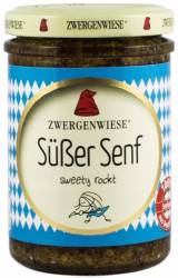 Mustar dulce cu seminte de mustar eco-bio 160ml  Zwergenwiese