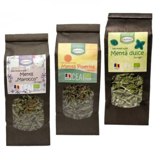 Ceai Pasionat de menta, eco-bio, 120 g, Biofarmland