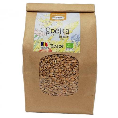 Boabe de Spelta, triticum spelta, eco-bio, 750 g, Biofarmland