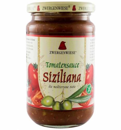 Sos de rosii Sicilian - eco-bio 340g - Zwergenwiese