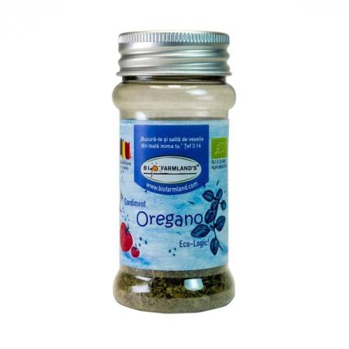 Condiment Oregano, flacon, eco-bio, 15 g, Biofarmland