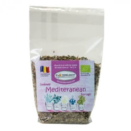 Condiment Amestec Mediteranean, refill, eco-bio, 15 g, Biofarmland