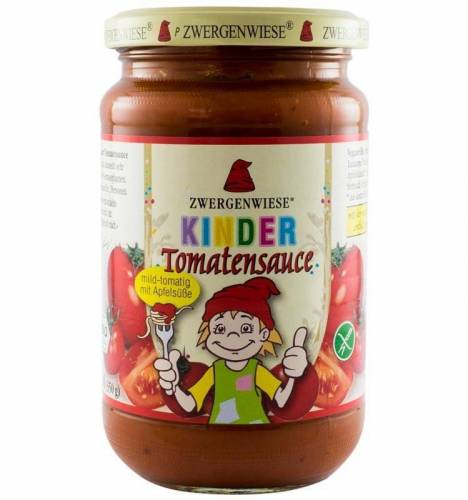 Sos de rosii cu mere pentru copii - eco-bio 340g - Zwergenwiese