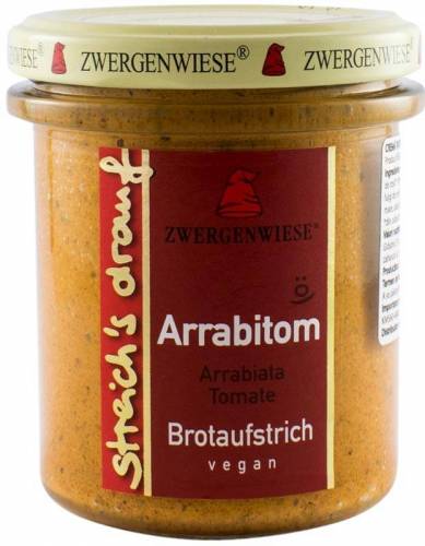 Crema tartinabila vegetala Arrabitom, Fara Gluten, Eco-Bio, 160g - Zwergenwiese