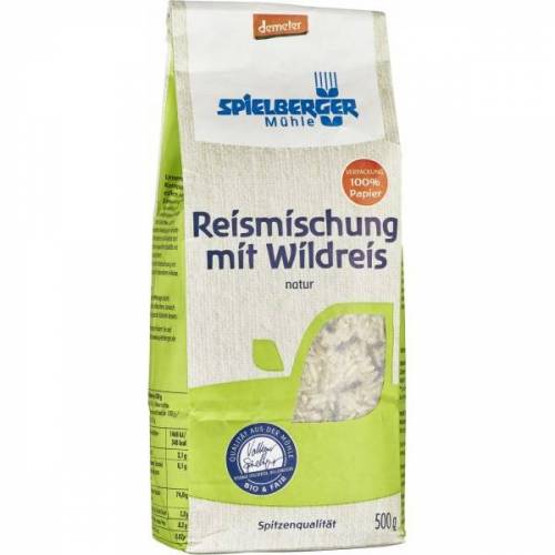 Orez amestec cu orez salbatic, eco-bio, 500g - Spielberger