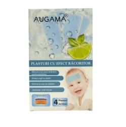 Augama Plasturi cu efect racoritor pentru copii 5 x 12 cm 4 bucati