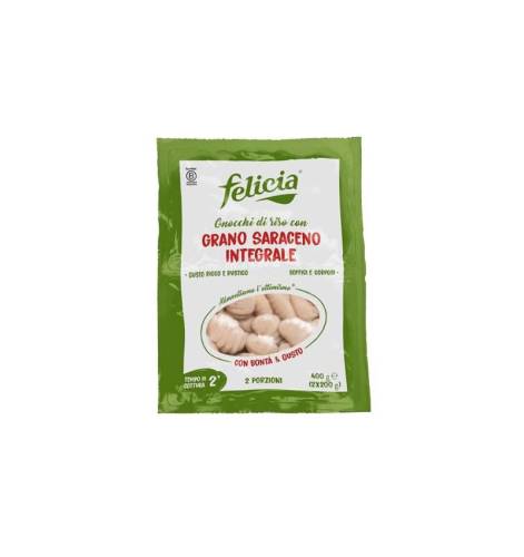 Gnocchi din orez cu hrisca integrala, fara gluten, 400 g, Felicia