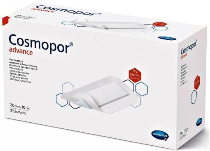 hartmann cosmopor advance 20cm/10cm x 25 bucati