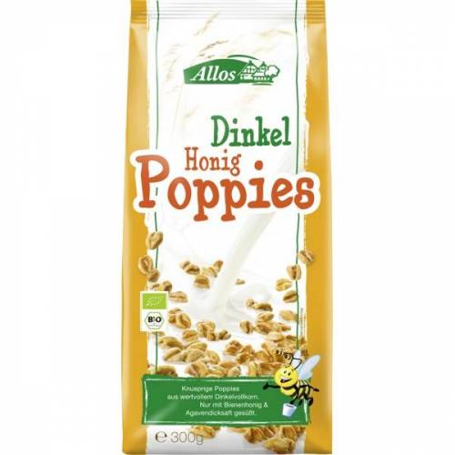 Spelta expandata cu miere, eco-bio, 300g - Allos