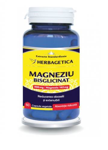 Herbagetica Magneziu bisglicinat 60 capsule
