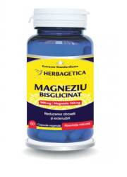 Herbagetica Magneziu bisglicinat 60 capsule