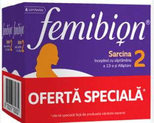 Pachet Femibion 2 Sarcina si Alaptare, 2x 28 comprimate + 28 capsule